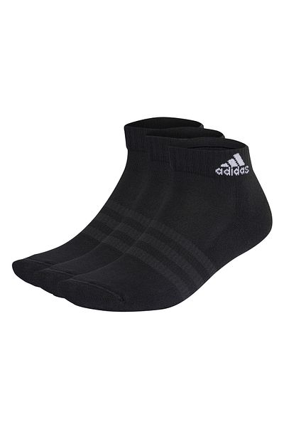 adidas 3 чифта черни меки чорапи до глезена - Ic1277