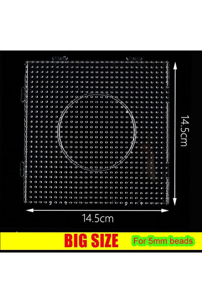 Choice FOR 5.0 MM Beads 2.6mm/5mm Perler Beads Square Pegboard 3D Puzzle Jugu...