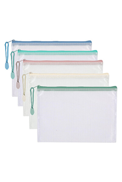 Choice4 10PCS-Colour mixture 10pcs Mesh Zipper Bag Jigsaw Bag Zipper Bag for ...
