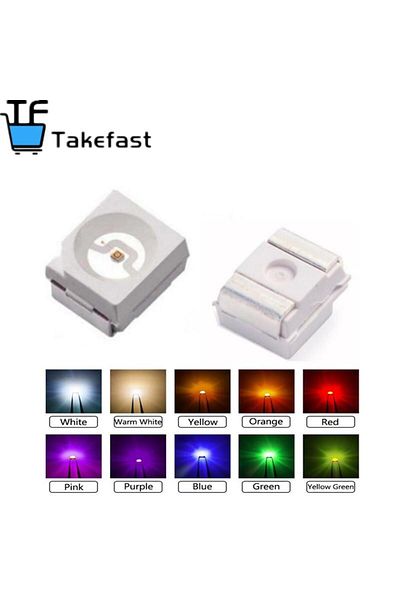 Choice White 100pcs/lot Smd Led Diodes 3528 1210 Diode Smd Led Diodo Kit Green Red Warm White Ice Blue Yell