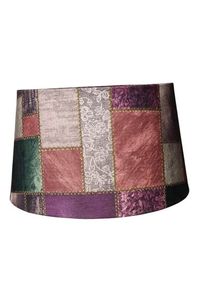 TEKAY AYDINLATMA Floor Lamp Cap Bottom 40 Diameter Top 33 Diameter Color Patterned Fabric Finish Floor Lamp Head