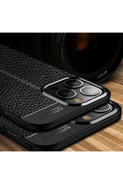 Busstier حافظة سوداء متوافقة مع هاتف iPhone 16 Pro - غطاء سيليكون أنيق ومتين ممتص للصدمات، حماية كاملة للجراب