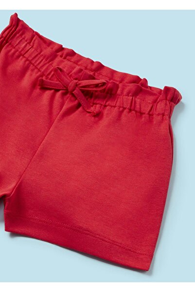 MAYORAL Baby Girl Combed Cotton Shorts Set with Two T-Shirts