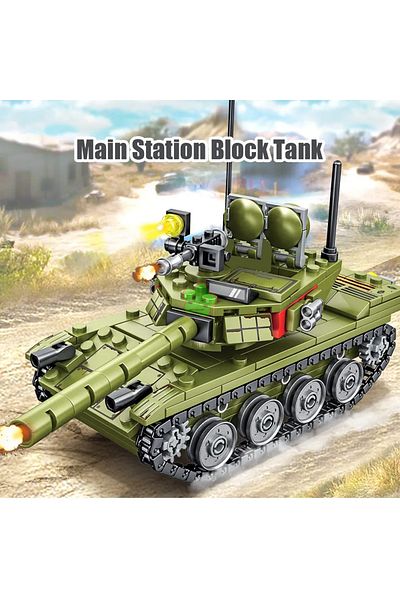 Choice No Box 324pcs New 336pcs Military 85 Main Battle Tank Building Blocks Ww2 Army Soldier Figures Brick