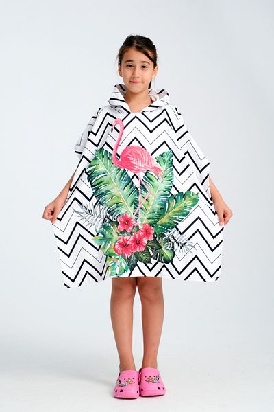 MoveBeach Children's Poncho Beach Towel 8-12 Years