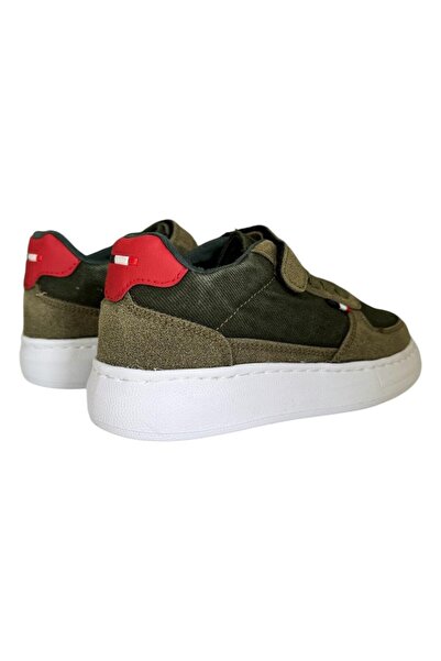 Liger Linen Sneakers - Children'S, Lace-Up and Velcro Khaki