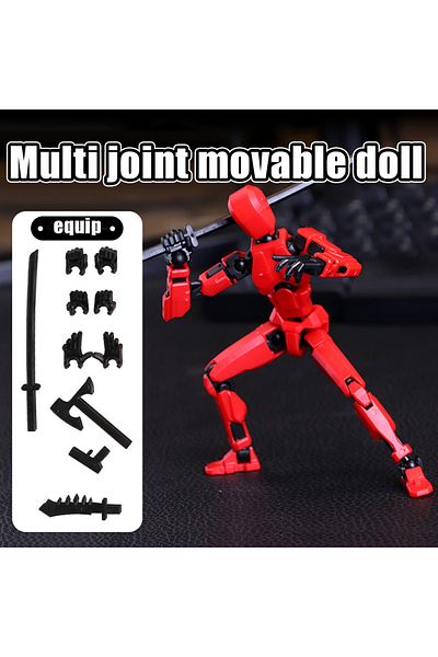 Choice Multi-Jointed Movable Shapeshift Robot 2.0 3D Printed Mannequin Dummy 13 Action Figures Toys Kids...