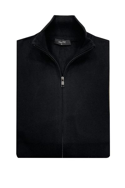 CLASSİCS MEN Pulover pentru bărbați, tricotaj cu fermoar, slim fit-7034