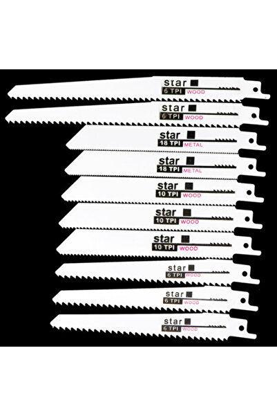 Choice 10PCS STONEGO 10PCS Reciprocating Saw Blade Jig Saw Blades For Wood/Me...