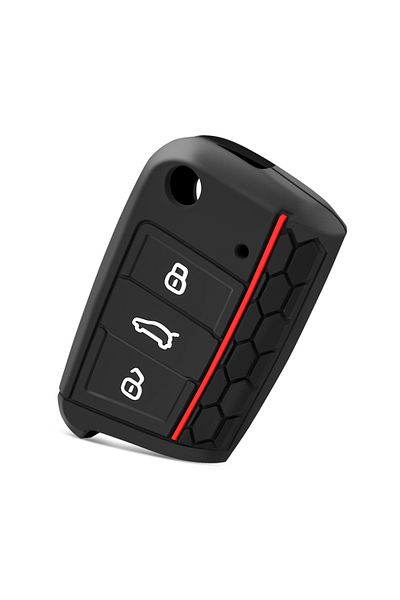 Choice Car Key Cover Case Silicone Shell For VW Golf 7 MK7 VII Tiguan MK2 Polo Skoda Octavia A7 Kodiaq S...