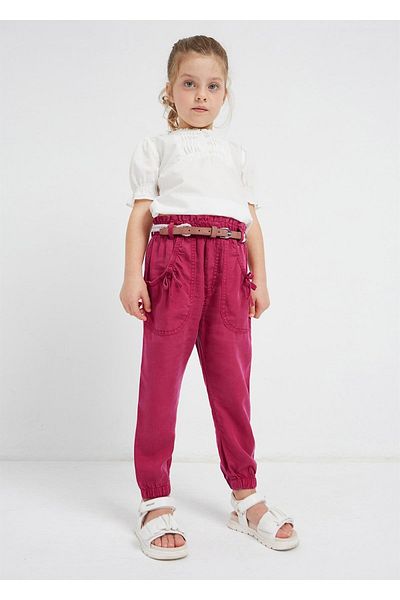 MAYORAL Girl's Belted Pants