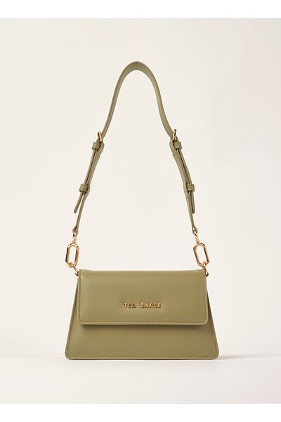 Ted Baker Világoszöld sima bőr borítású kis válltáska 8266