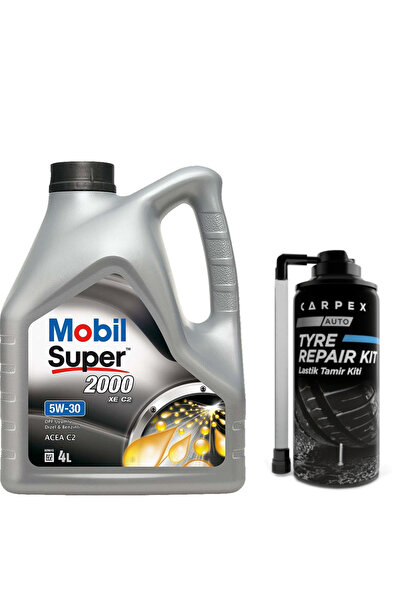 Mobil Super 2000 XE C2 5W30 Motor Yağı 4 L ÜT:2025