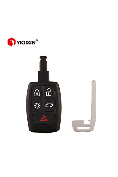 Choice غطاء مفتاح السيارة الذكي YIQIXIN ذو 5 أزرار لسيارات فولفو C30 C70 XC90...