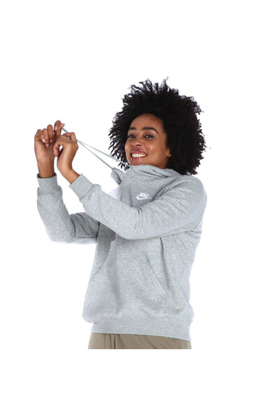 Nike Sportswear Club Fleece Kadın Gri Sweatshirt DQ5793-063
