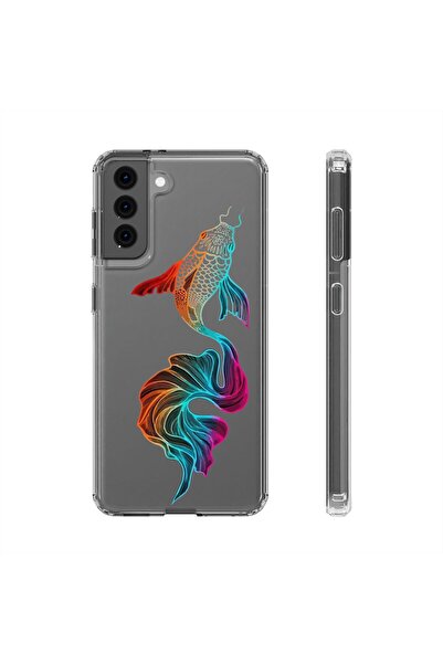 izzytech حافظة هاتف متينة مع نمط حافظة هاتف مطبوعة شفافة لهاتف Samsung A30S/A50