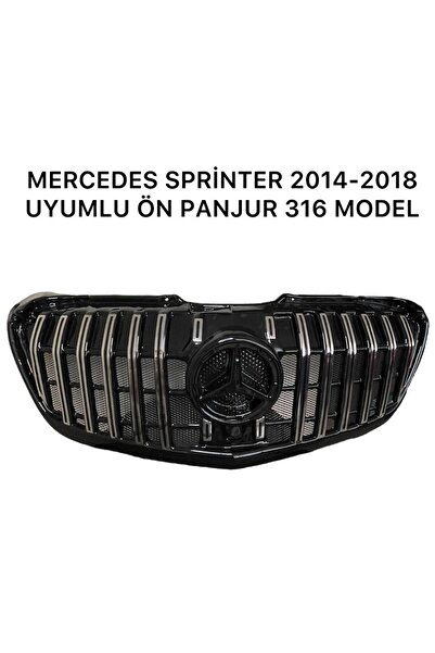VTM GARAGE MERCEDES SPRİNTER 2014-2018 UYUMLU ÖN PANJUR GTİ  (KROM) 316 MDL.
