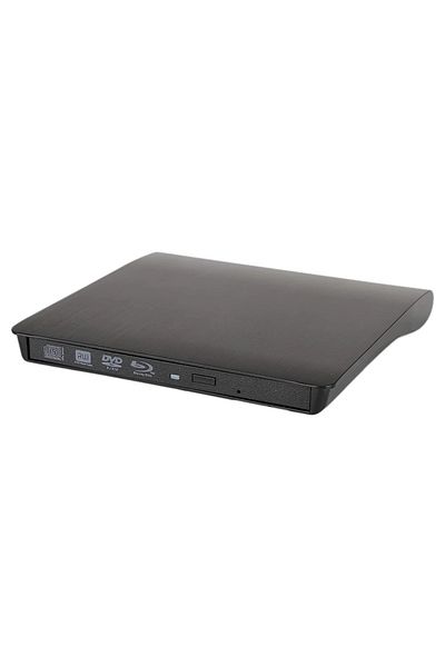 Choice علبة محرك أقراص ضوئية خارجية بمنفذ USB 3.0 Sata بسرعة 5 جيجابت في الثانية وقطر 12.7 مم مع مشغل أقراص مضغوطة DVD وCD-ROM وRW باللون الأسود