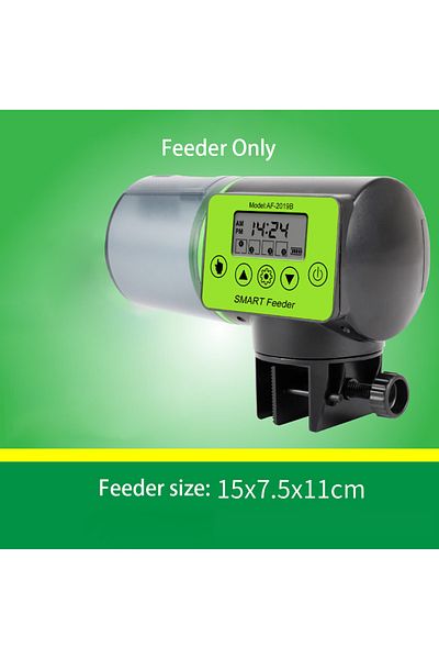 Choice fish feeder Automatic Fish Feeder Digital Fish Tank Aquarium Food Dispenser Plastic Intelligent Timi