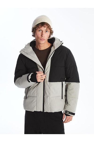 LC Waikiki Ανδρικό παλτό XSIDE Standard Mold Hooded