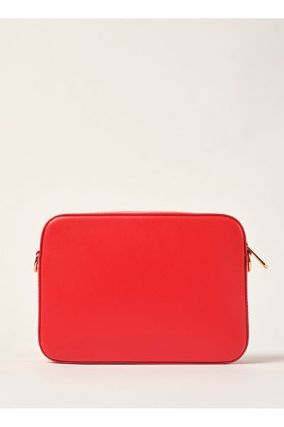 Ted Baker Rote, schlichte Kamera-Umhängetasche 240407