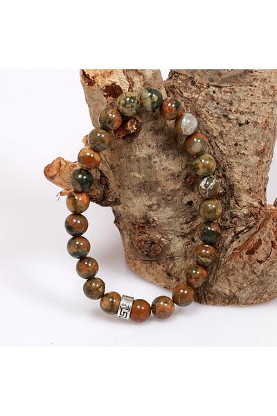 Taş Sandığı Riolite Stone Bracelet - 8 mm