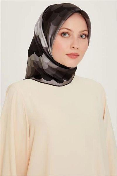 Armine Κασκόλ 100% Twill Silk με σχέδιο |   9212-81