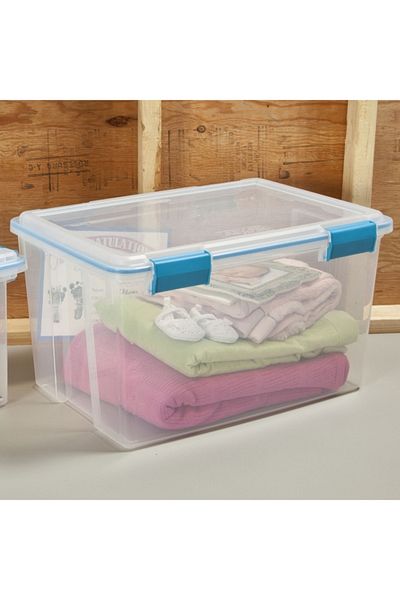 Sterilite Sturdy Rectangular Shape Storage Box 51 Liter
