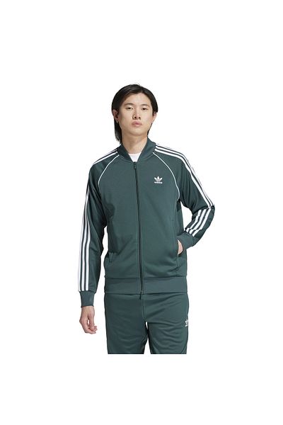 adidas Jachetă verde Adicolor Classics SST pentru bărbați IY9857