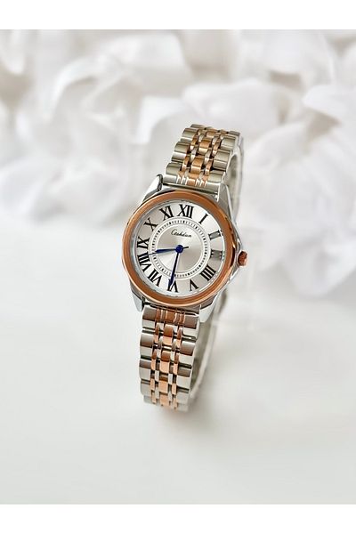 Forsining Forsınıng-Ceshdun-(Rose&Silver) Women's Wrist Watch with Jubilee Cord