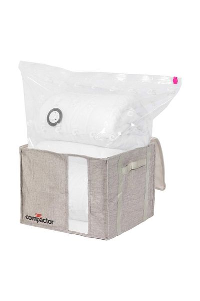 COMPACTOR Semi Rigid Zipper Closure Vacuum Storage Box 125 Liter