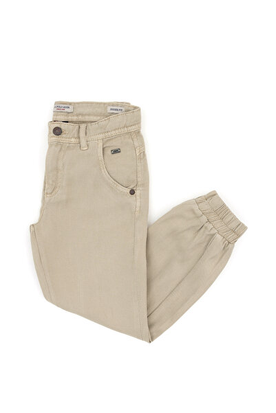 U.S. Polo Assn. Boy's Beige Canvas Pants 50272376 -Vr011