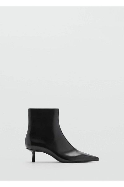MANGO Woman Stiefeletten mit kleinem Absatz