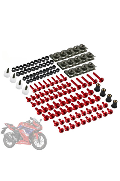 Choice3 Red 177PCS Fastener Clips Screw for Honda CBR600RR CBR1000RR CBR 600 ...