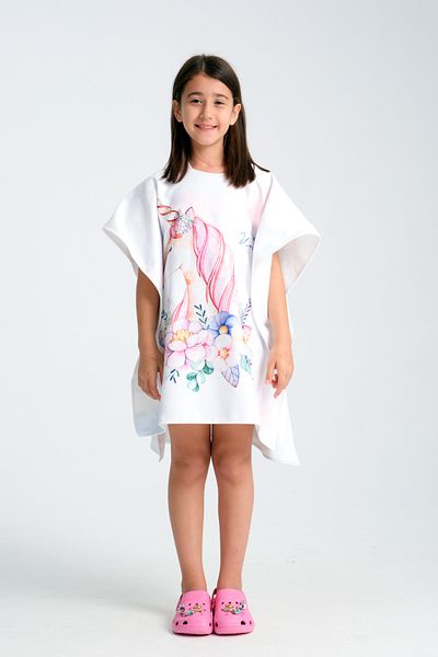 MoveBeach Children's Poncho Beach Towel 8-12 Years