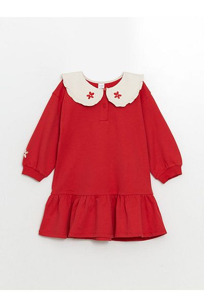 LC Waikiki Lcw Girl's Baby Collar Dress