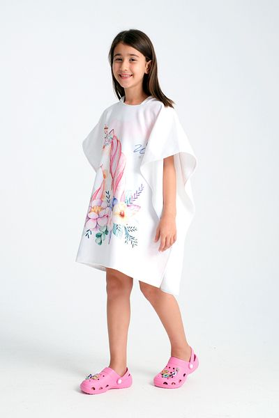 MoveBeach Children's Poncho Beach Towel 8-12 Years