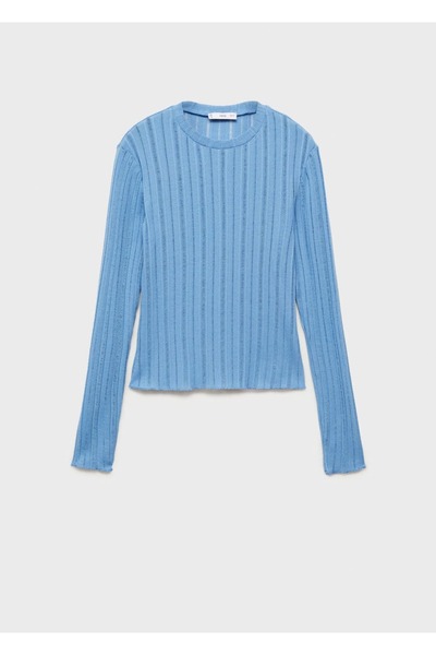 MANGO Woman Μακρυμάνικο μπλουζάκι