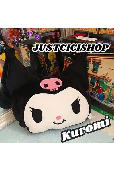 Choice 45 Cm Kulomi 45cm Kuromi Doll Plush Doll Decoration Kuromi Pillow Doll Peripheral Toys Melody Birthd