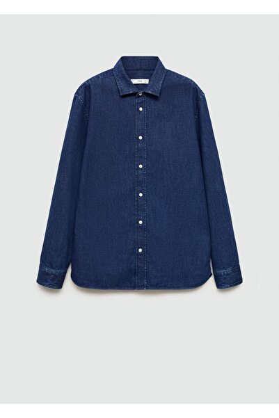 MANGO Man Normal Kesim Denim Gömlek
