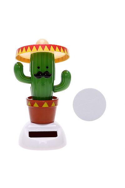 Choice cactus Cartoon Cactus Car Accessories Auto Dashboard Decoration Creative Gift Soldier Solar Powered