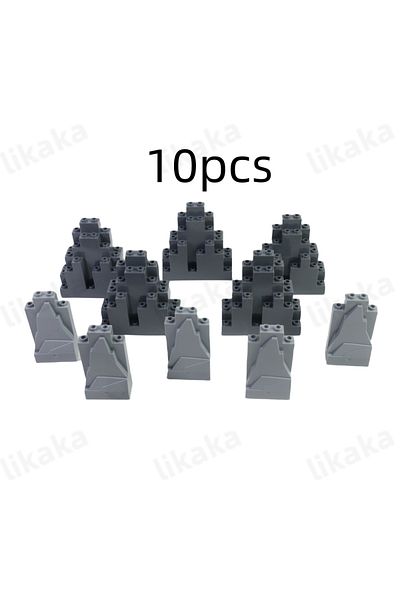 Choice 10pcs 10PCS Mountains Hills MOC Building Blocks Toys Compatible City Accessories Model Blocks DIY To