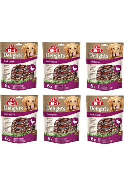 8in1 Delights Duck Spirals Ördekli Burgu Ödül 6'lı X 6 Adet