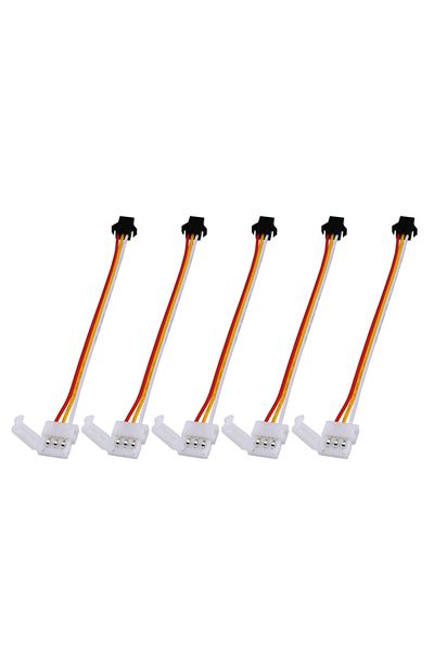 Choice 10mm 3pin Connector 5pcs 3pin Sm Jst Led Strip Connector Cabel For 10mm Ws2811 Ws2812b Dream Color T