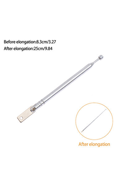 Choice1 B 17/25cm 5 Section Metal Full-Channel Am Fm Radio Antenna Telesco An...