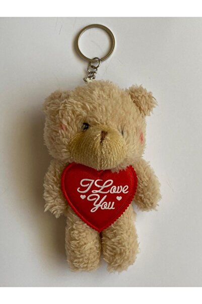 312 KONSEPT Ursuleț de pluș Te iubesc scris pe breloc ornament pentru geantă ...