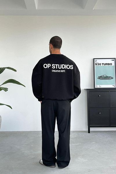 HAFKAGİYİM Black Studios Creative Oversize суитшърт