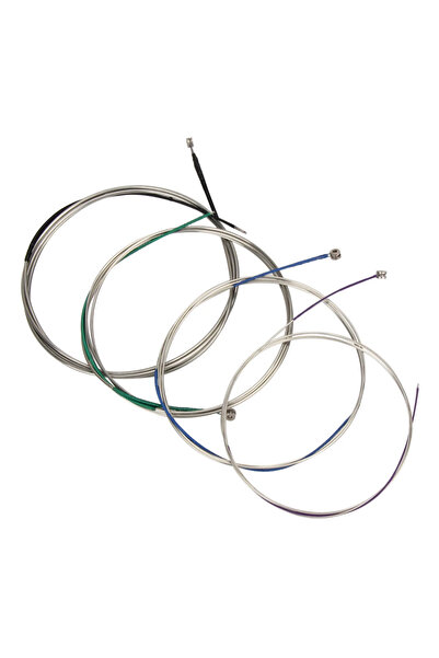 APWIKOGER كما هو موضح، طقم أوتار تشيلو من الفضة الألمانية C-G-D-A للحجم الكامل 4/4 - 3/4، أوتار Süße Musik من الفولاذ