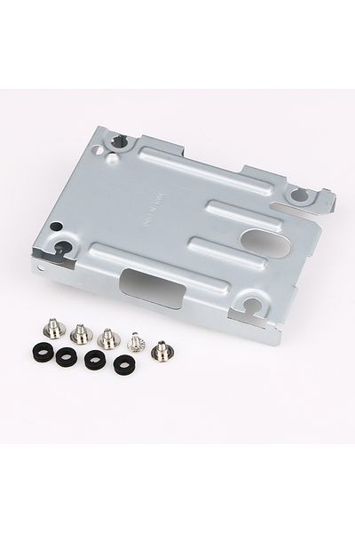 VKTECH 1pc Metal For Sony Ps3 Super Slim Internal Hard Disk Drive Hdd Mounting Bracket Holder Screws Gam