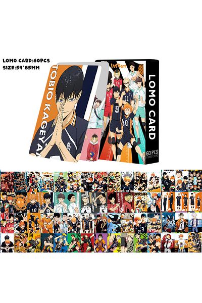 Choice 60pcs/Set Anime Haikyuu!! Figures Card Hinata Shoyo Photo Cards LOMO Card Photocard For Fans Coll...